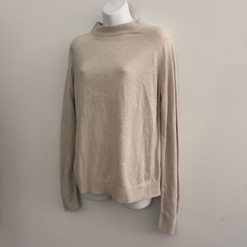 Vintage Designers Originals Tan/Cream Quarter Zip Sweater | M - Picture 4 of 10
